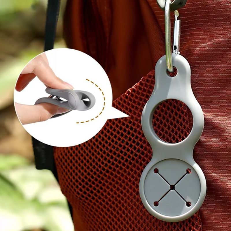 Cycling Gear Hanger - Silicone Sports Kettle Buckle Outdoor Carabiner