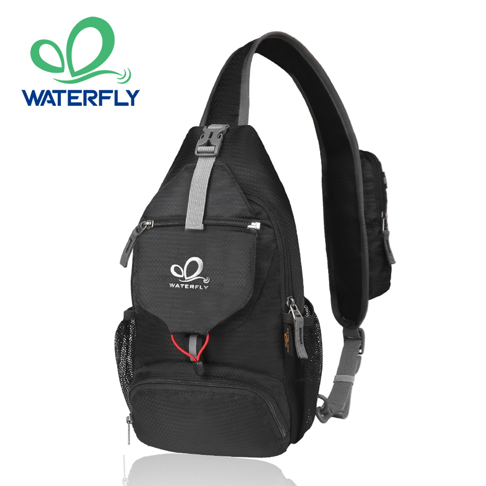 Cycling Gear Bag - WATERFLY Chest Bag Shoulder Small Crossbody