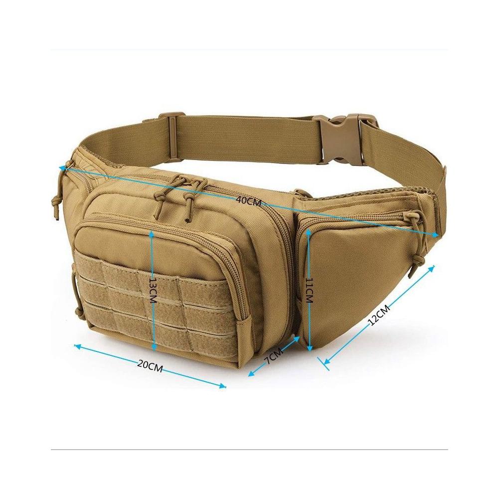 Cycling Gear Bag - Tactical Waist Pack Waterproof Hip Bag
