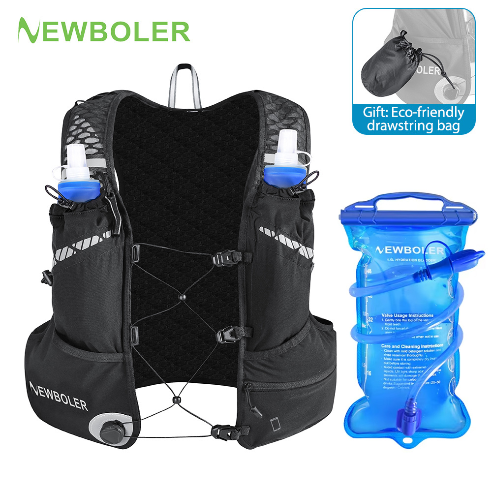 Cycling Gear Bag - 8L Breathable Hydration Vest Pack For