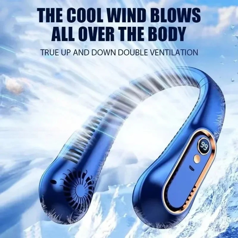 Outdoor Hanging Neck Fan 720°  - Cycling Gear Outlet recension och pris