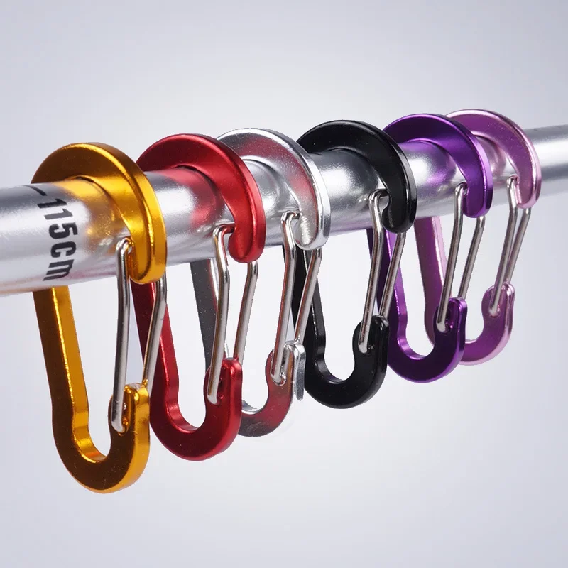 6/12PCS Carabiner Clip Set Tou - Cycling Gear Hanger recension och pris