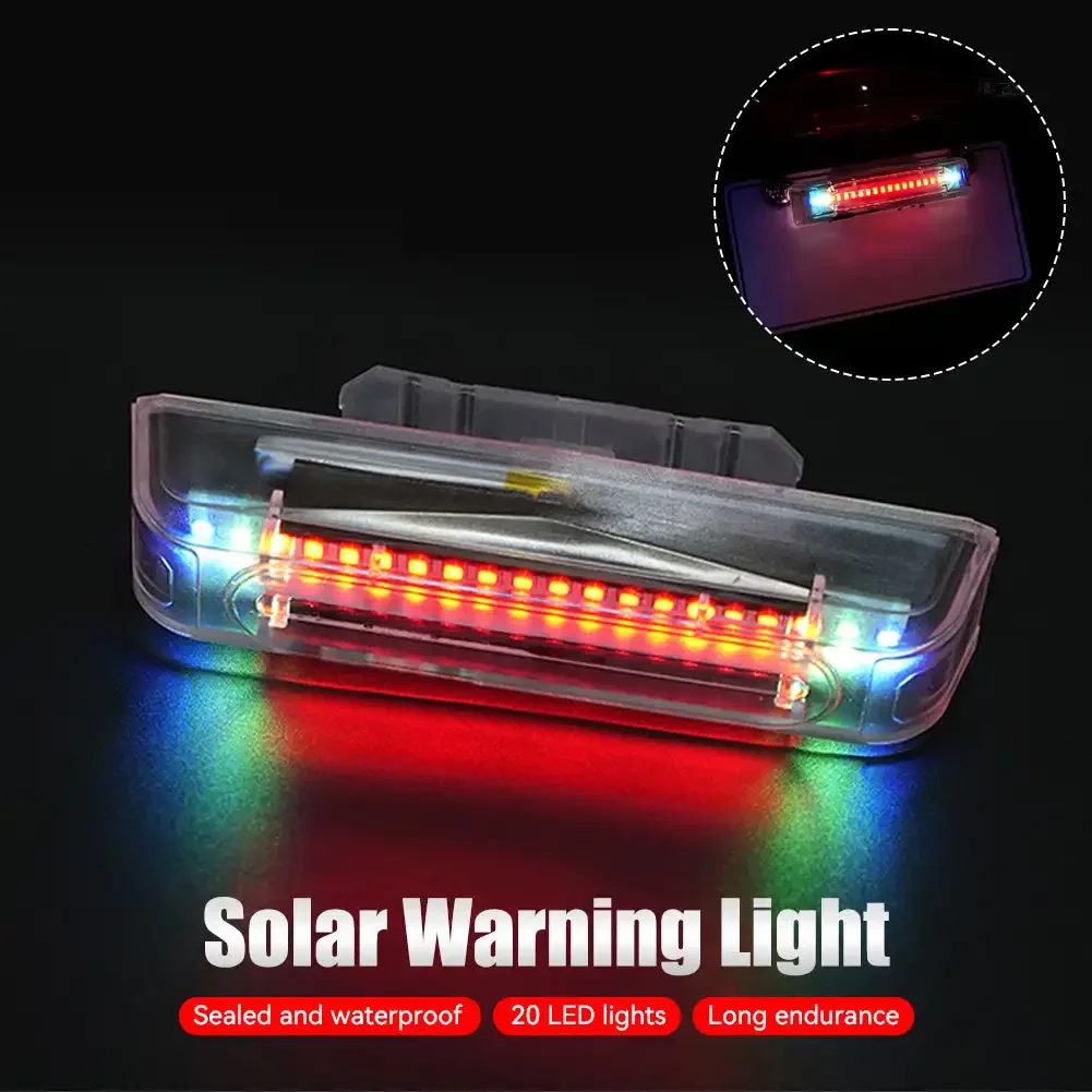 Solar Power Car Warning 20LED  - Bike Tail Light recension och pris