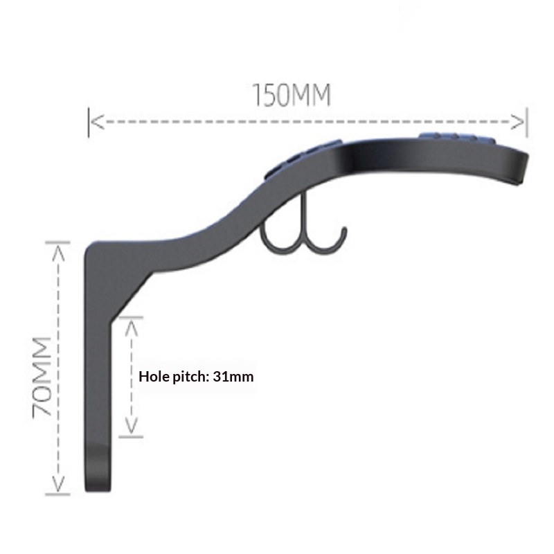2/3PCS Motorcycle Helmet Holde - Cycling Gear Hanger recension och pris