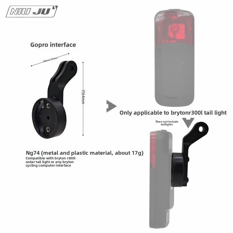 Compatible with Bryton R300L R - Bike Tail Light recension och pris