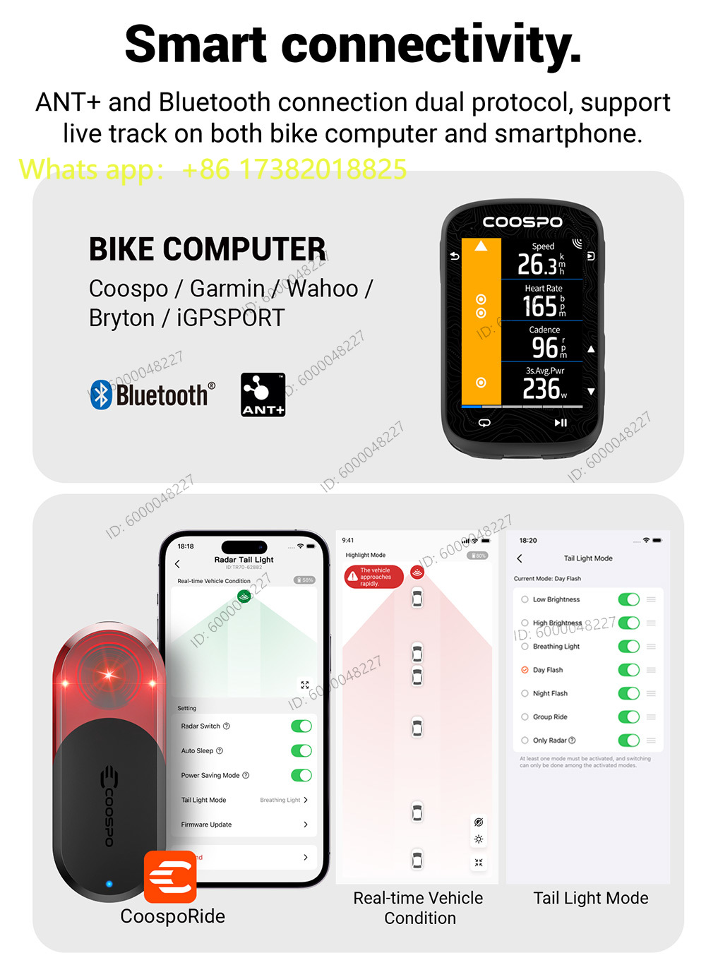 TR70 Radar Tail Light Smart Bi - Bike Tail Light recension och pris