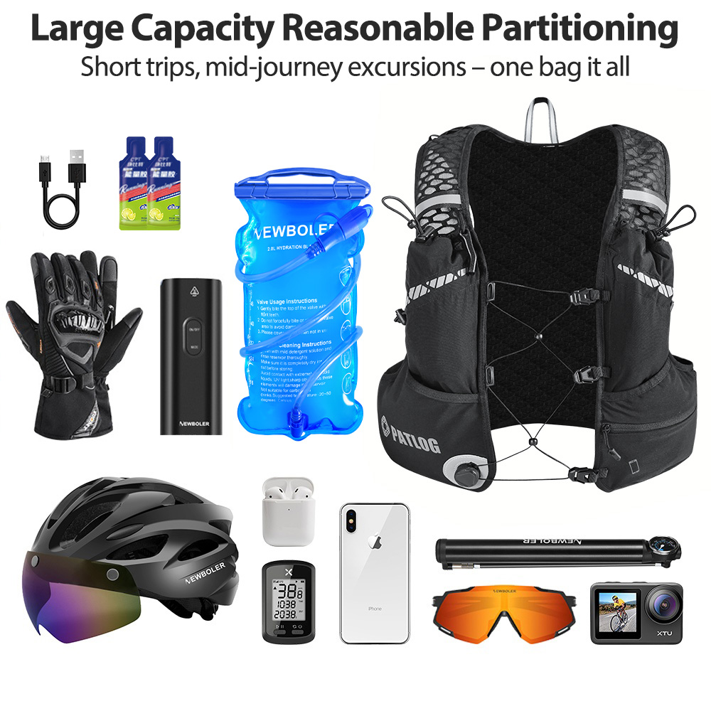 8L Breathable Hydration Vest P - Cycling Gear Bag recension och pris
